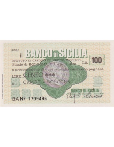 100 lire CAMST - Bologna - 02.04.1976 - (BSIC3) FDS