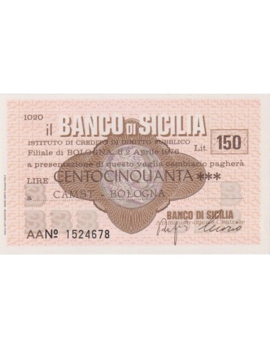 150 lire CAMST - Bologna - 02.04.1976 - (BSIC4) FDS