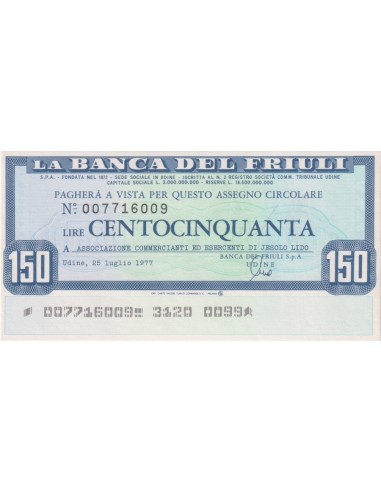 150 lire Associazione Commercianti ed Esercenti di Jesolo Lido - 25.07.1977 - (BDF16) FDS